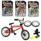 Миниатюрный велосипед из сплава, модель велосипеда для пальцев, фанаты велосипедов, детская игрушка, подарок, украшение, Забавный Новый велосипед, подарок