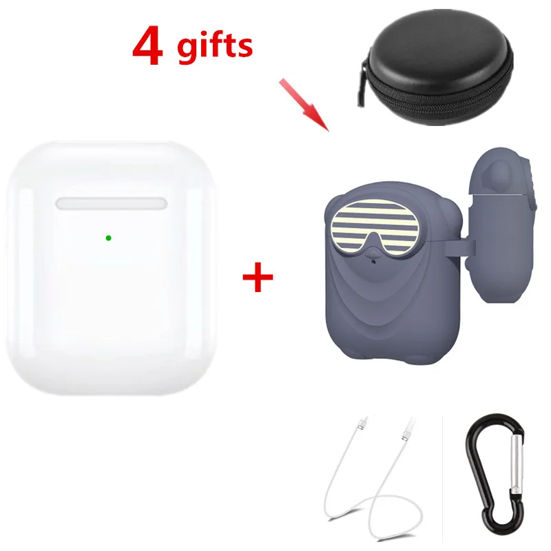 2 white add gifts I200 tws Aire2 Bluetooth наушники PK W1 H1 датчик Tap управление беспроводной зарядки наушники PK i10 i10tws i12 i30 i60 i80 i100 TWS - Цвет: 2 white add gifts