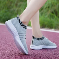 lightweight women casual shoes comfortable walking shoes mesh breathable plat footwear slip on fitness trainers sapatos casuais