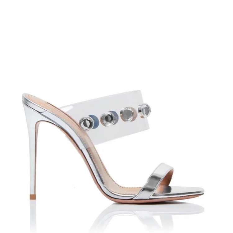 

2021 summer fish mouth thin high heel solid color fashion show women's shoes fashion hollow sandals large shoes