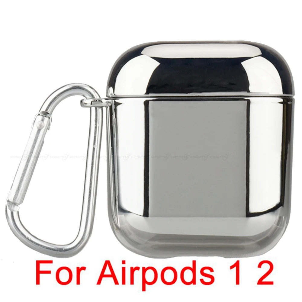 Золотой с гальваническим покрытием Жесткий ПК для AirPods 1 2 3 чехол Крышка Беспроводные Наушники Аксессуары для Airpods Pro цветной чехол для наушников - Цвет: 03