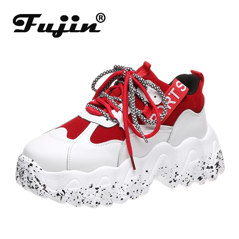 Fujin 2020 дышащие студенческие модные кроссовки Прямая поставка Женская обувь на