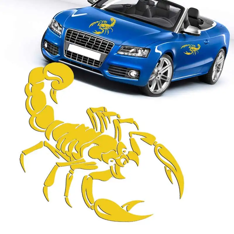 Refective 3D Scorpion мотоциклетные автомобильные наклейки для BMW VW Audi Ford Toyota