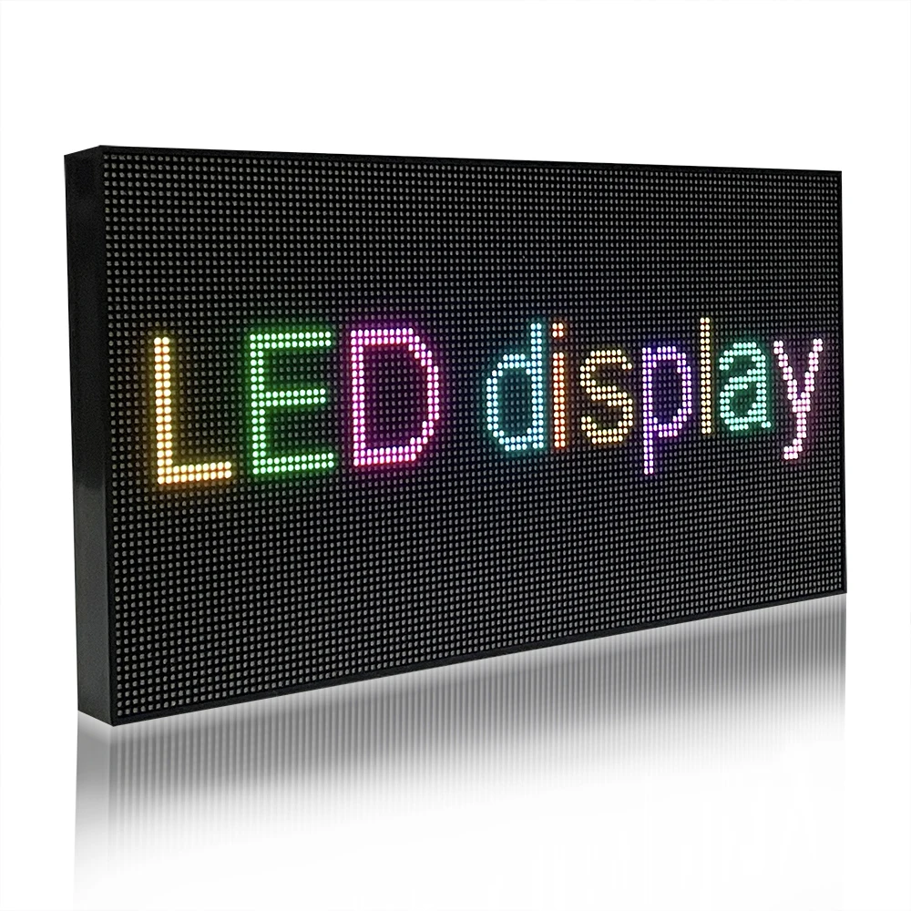 P2.5 LED billboard indoor full-color programmable LED sign advertising sign board scrolling Message display（32*16cm）