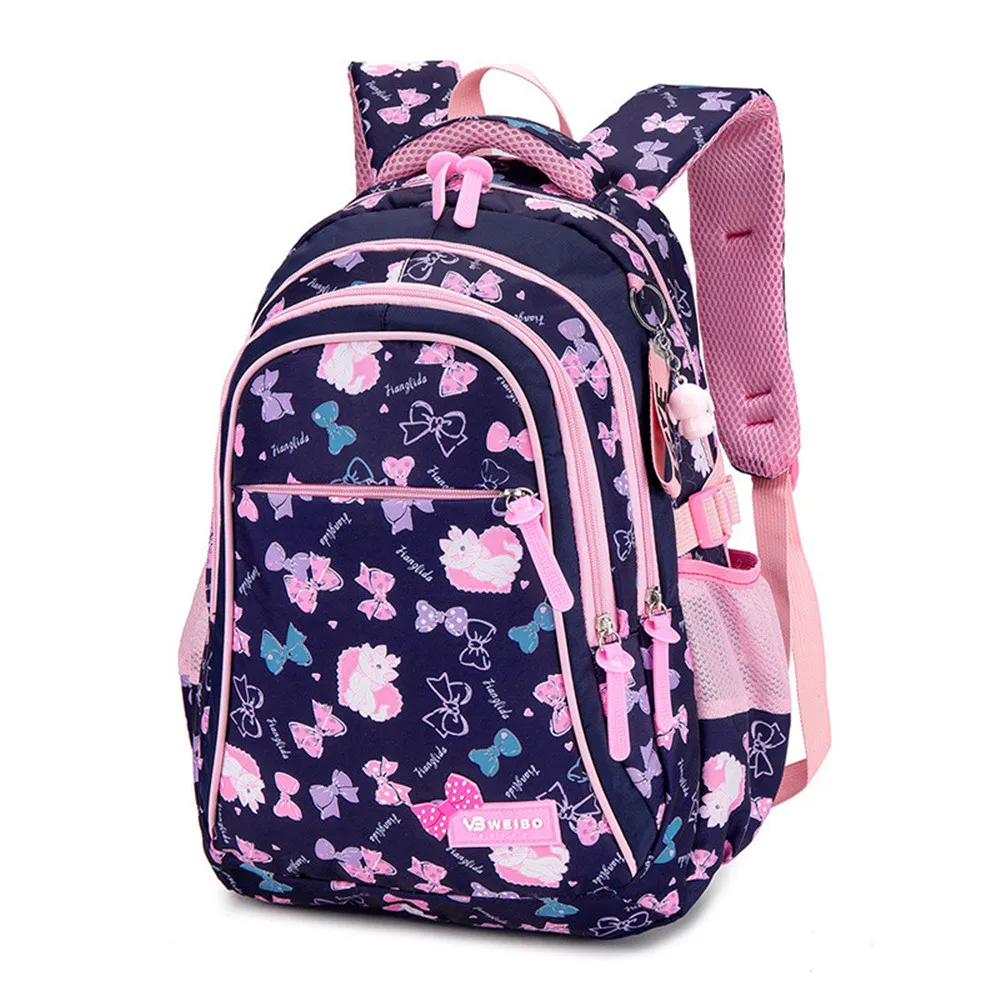 New Big Capacity Children School Bags for Teenagers Girls Bow print Backpack Waterproof Durable school backpack mochilas escolar | Багаж и