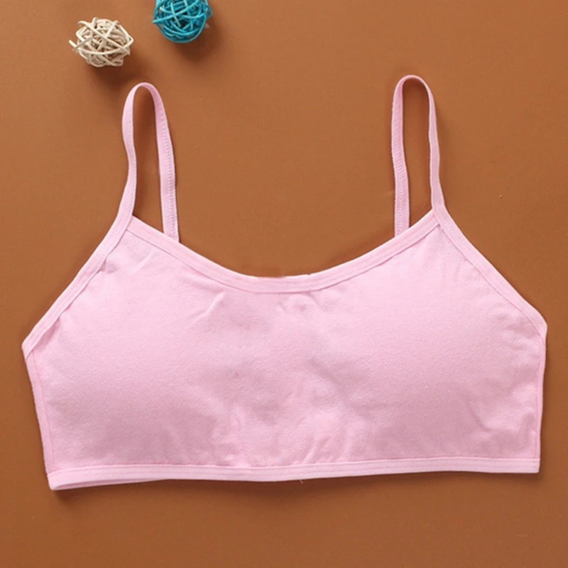 

Girls Gym Sports Bra Push Up Running Bra Tops Full Cup Seamless Kids Sports Yoga Underwear Training Puberty Bra