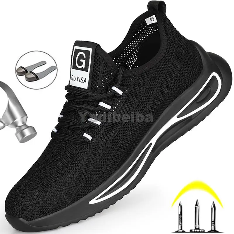 

Steel Toe Work Sneakers Men Women Safety Shoes Puncture-Proof Breathale Industrial Shoes Steel Toe Work Shoes Safety Work Boots