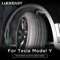 for tesla model y model 3 2020 2022 front wheel sound deadening mats soundproof protective pad audio noise insulation dampening