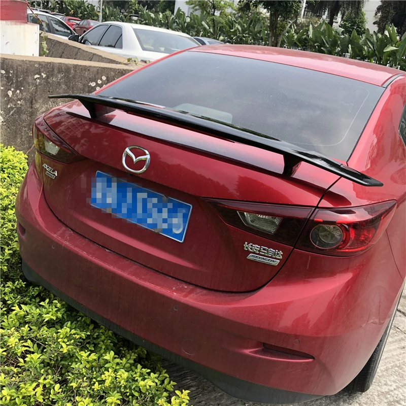 Спойлер для Mazda 3 Axela 2011 2016 спойлер материал TF ABS заднее крыло автомобиля Праймер