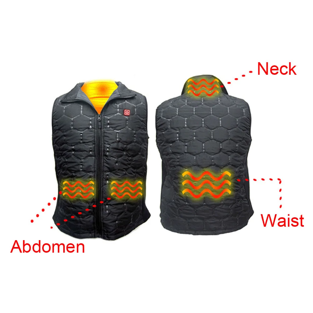 3 скорости для мужчин и женщин теплый USB зарядка Открытый водонепроницаемый