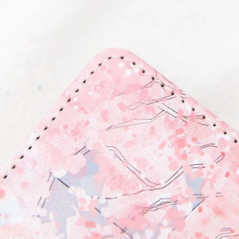 

2 Pcs Creative Agenda Romance Notebook Grid Hand-Painted School Diary Office Supplies, Pink & Brown