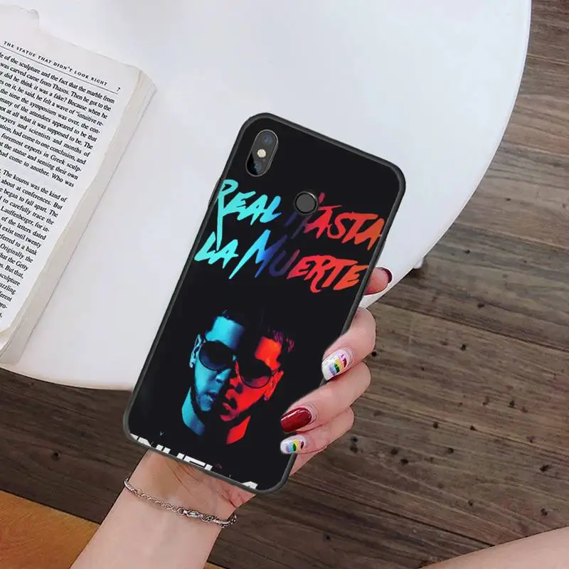 

Anuel AA American male singer Phone Case For Xiaomi Redmi note 7 8 9 t k30 max3 9 s 10 pro lite