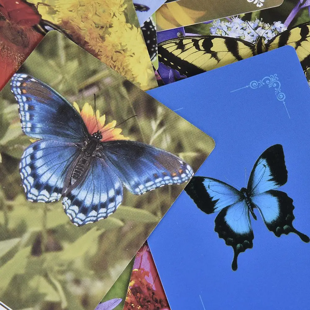 Butterfly Oracle Cards For Life набор из 44-карточной колоды и гида оккультная Divination Book для