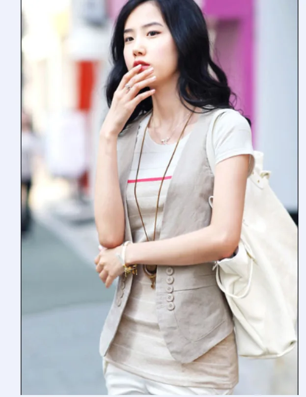 

2020 spring autumn Plus size Fashion women suit Waistcoat v-neck Casual Vest Sleeveless all match Slim lady Vests 4XL JC425