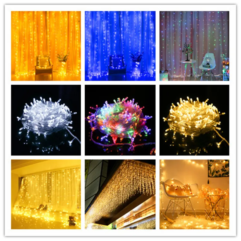 Для невесты чтобы быть занавеской световая гирлянда 10M100 свадебное украшение