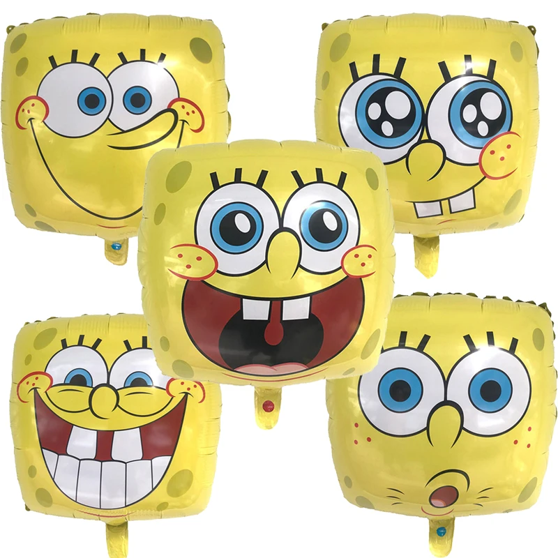 Высокое качество 1pcs42x42cm губки для маленьких с забавными мордашками шар
