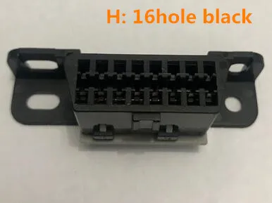 H 16 hole black AZGIANT разъем разъема для Тестирования кабелей для Mercedes Benz работа с VVDI MB BGA инструмент и CGDI Prog MB - Название цвета: H 16 hole black