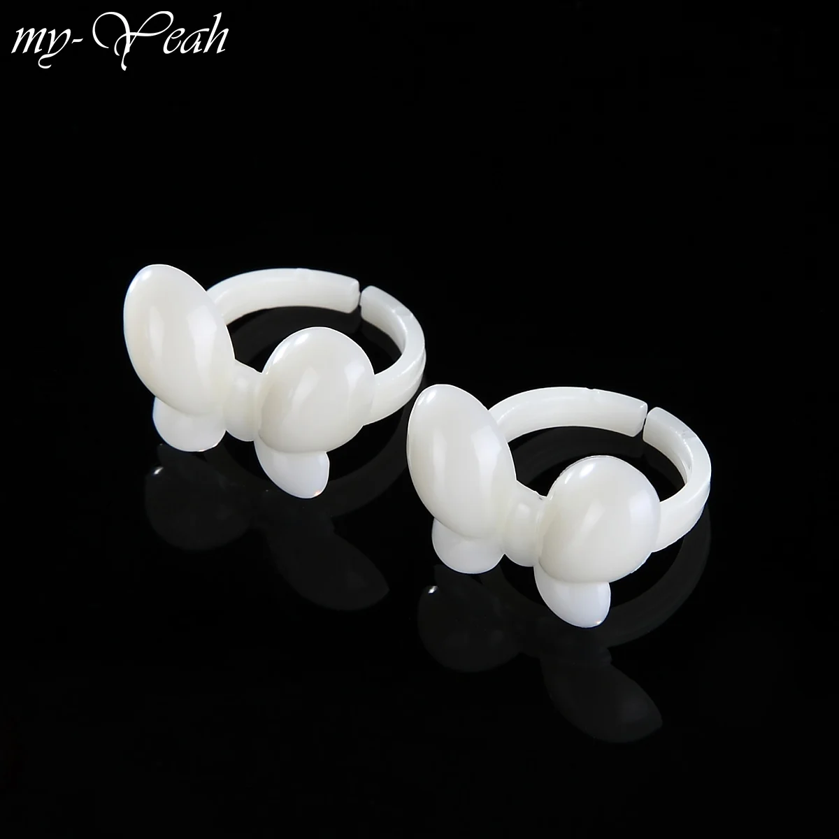 50 шт. УФ гель для дизайна ногтей лак цветной дисплей бабочка поддельное кольцо