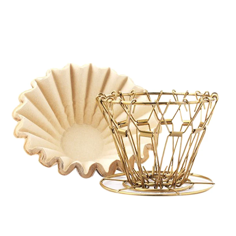 

Hand-Made Coffee Filter Foldable Portable Coffee Filter Cup Outdoor Coffee Filter with Filter Paper
