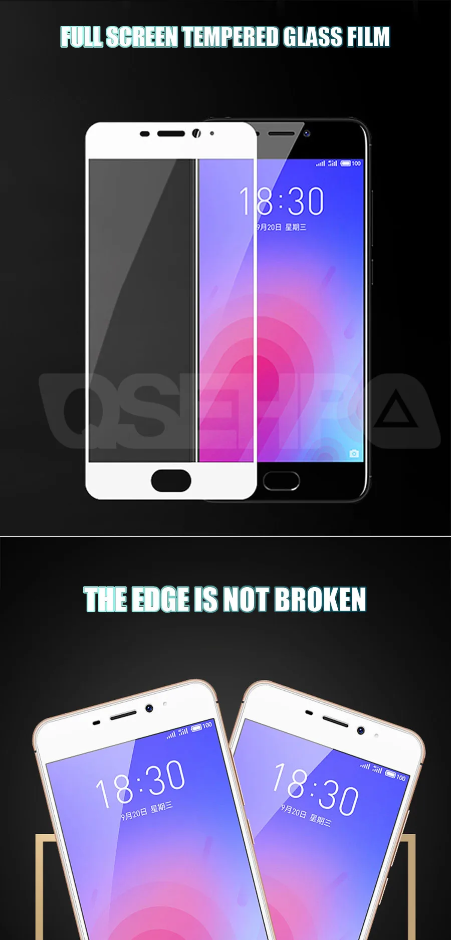 9D полное покрытие из закаленного стекла для Meizu M8 Lite M8 M6 M5 Note M6S M6T M5S M5C V8 Pro Защитная пленка для экрана