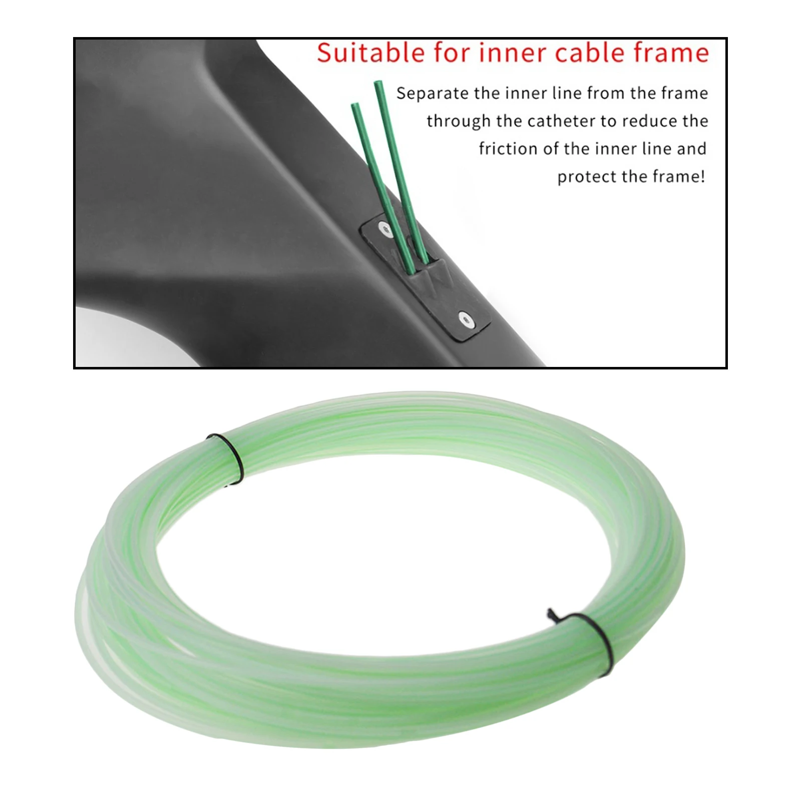 

3Meter MTB Road Bike Brake Cable Housing Slick Lube Liner for Internal Cable