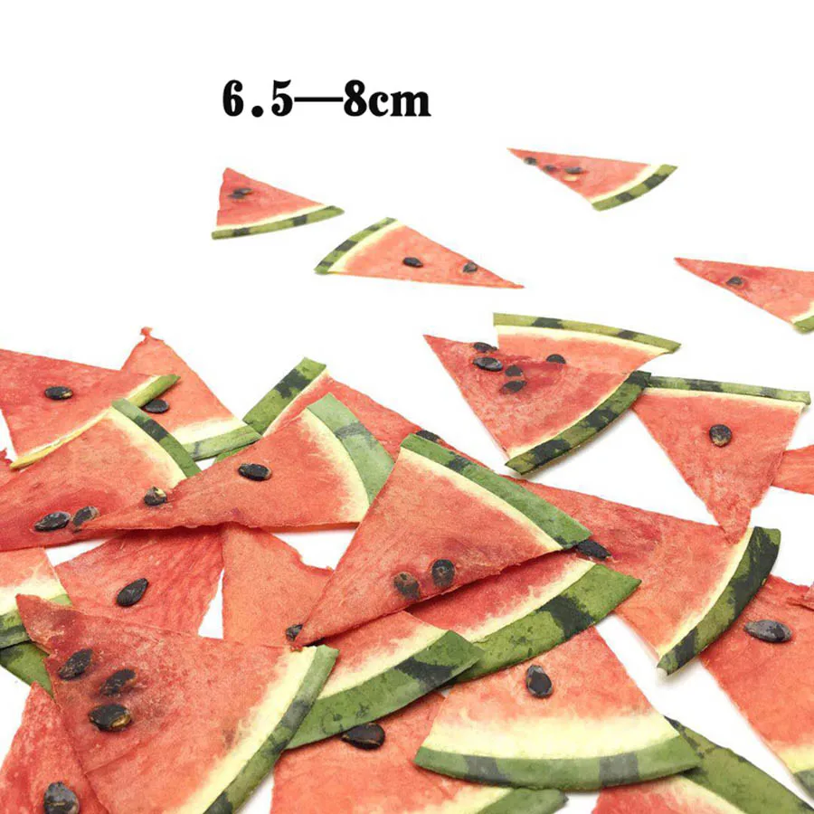 

5pcs Pressed Dried Watermelon Slices Fruit Plant Herbarium For Jewelry Postcard Invitation Card Phone Case Bookmark Making DIY