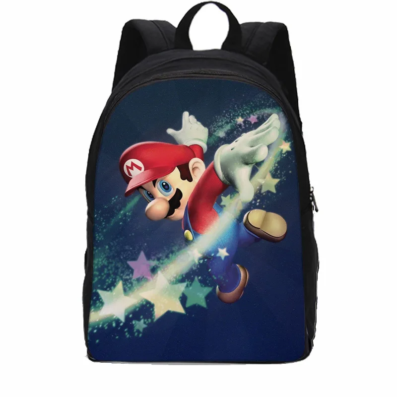 

New Super Mary Series Super Mario schoolbag children's backpack cute card schoolbag children's birthday gift