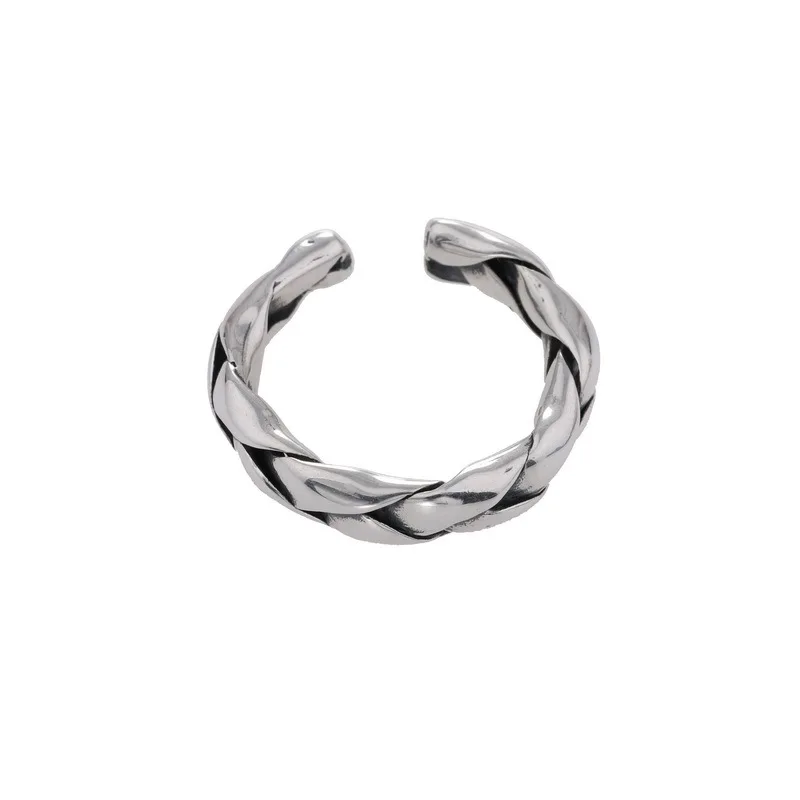 

Creative fashion single product interweaving ring INS simple sports style adjustable ring women's jewelry