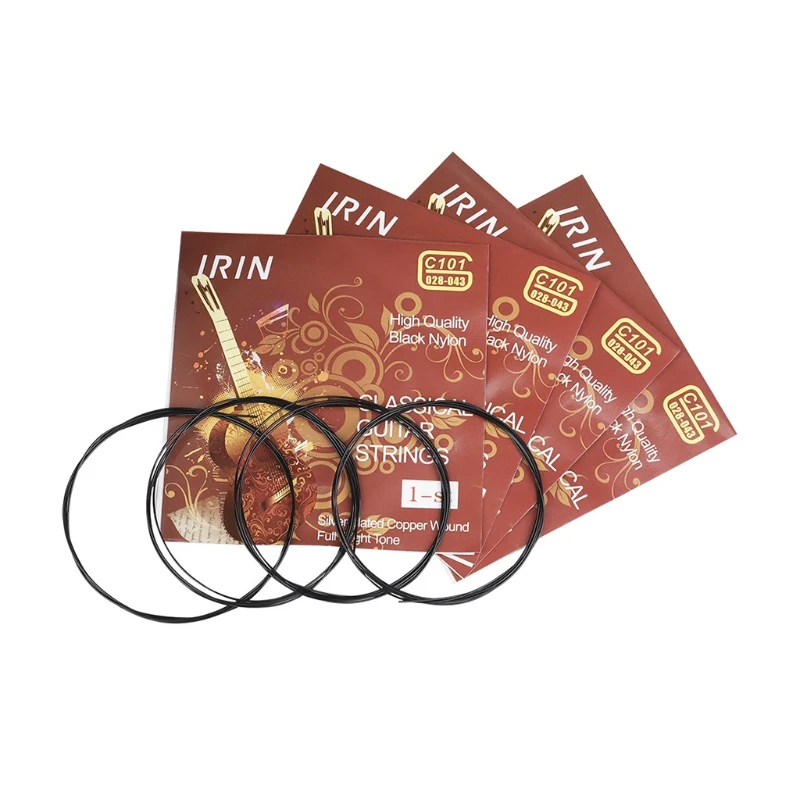 

100Pcs/Set Classical Guitar Strings Nylon Silver-Plated Copper Wound Strings