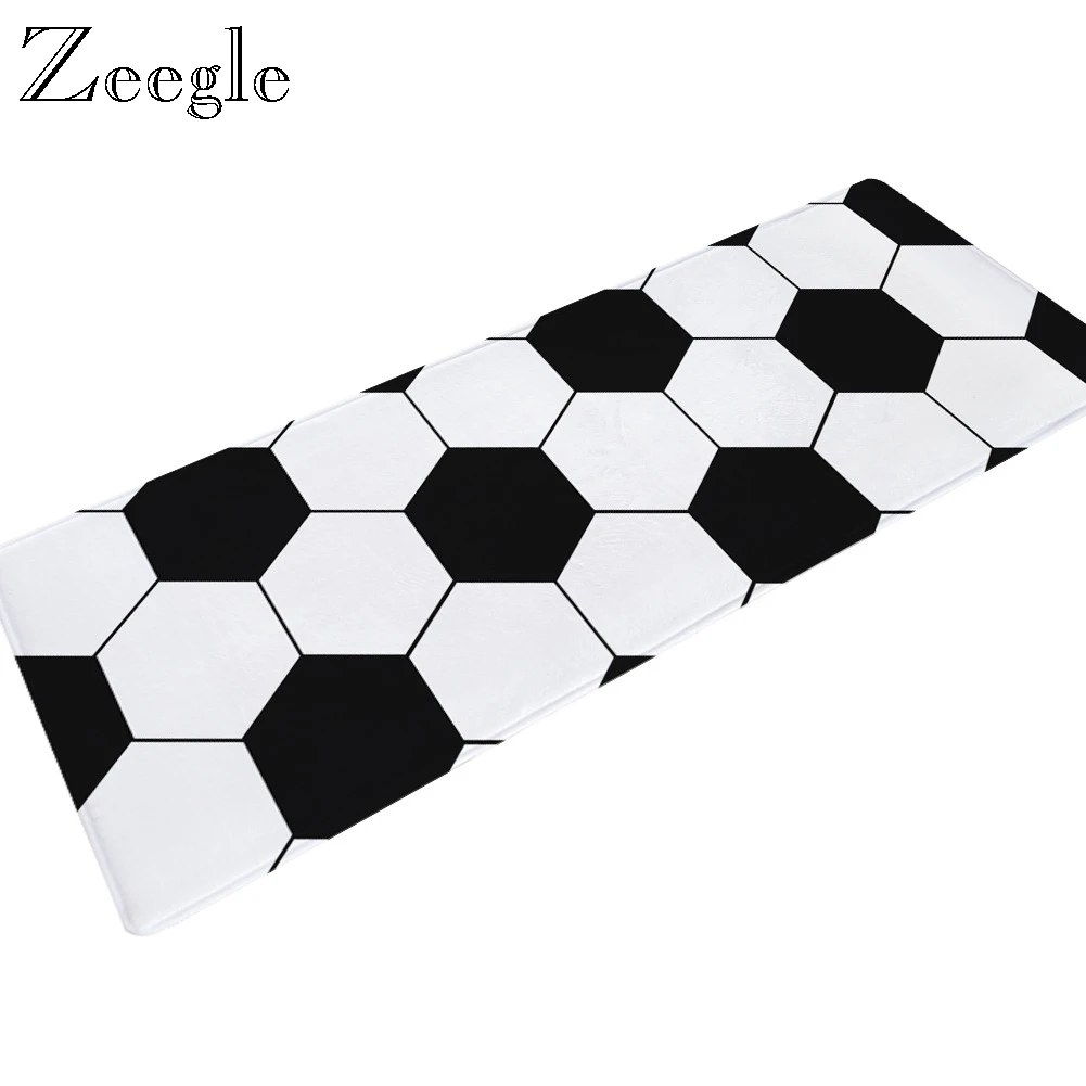 Zeegle Carpet Anti-slip Kitchen Rug Home Decoration Living Room Sofa Foot Mat Yoga Area Balcony Floor Bedside | Дом и сад