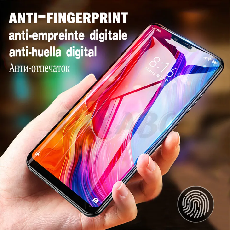 Защита экрана для Xiaomi poco X3 F2 закаленное стекло с полным покрытием MI 9T PRO Redmi Note 7 8 Pro