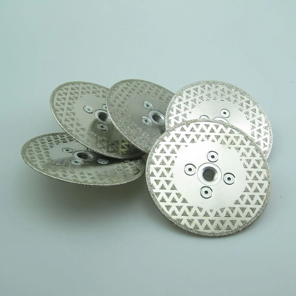 6 шт./партия 4 5 дюйма 115 мм Гальваническое алмазное лезвие режущего диска с M14