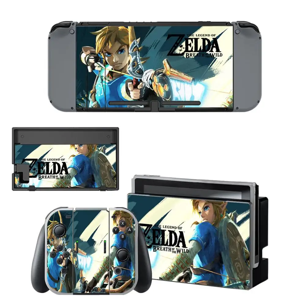 Nintendo switch наклейка легенда о Зельде для nintendo Switch полный комплект Лицевая панель s