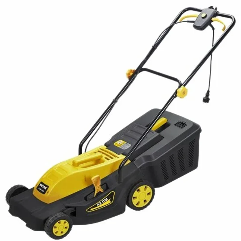 Газонокосилка электрическая HUTER ELM 1800P (Мощность 1800 Вт ширина среза 42 см объем