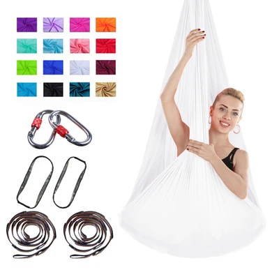 

Aerial Yoga Hammock Premium Aerial Silk Yoga Swing Antigravity Yoga Yoga Accessories Hammock Swing Home Gym hammock chair swing