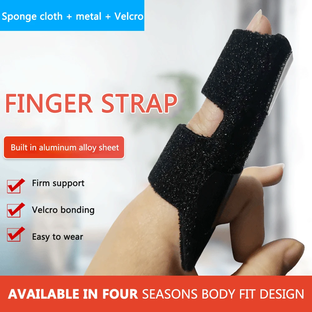 

Adjustable Finger Corrector Splint Pain Relief Finger Brace Support Hand Splint Fix Strap Protector for Arthritis Joint