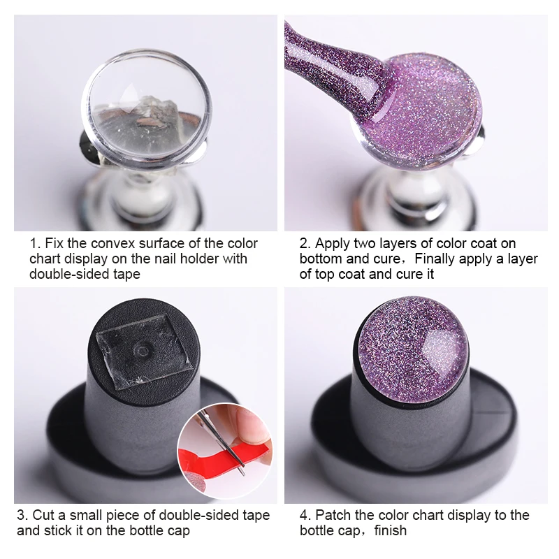 10 шт. цветные наклейки для ногтей круглые прозрачные УФ-гель-лаки аксессуары 12 мм