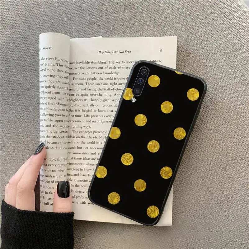 

Polka dots aesthetics pattern Phone Case For Samsung galaxy A S note 10 7 8 9 20 30 31 40 50 51 70 71 21 s ultra plus