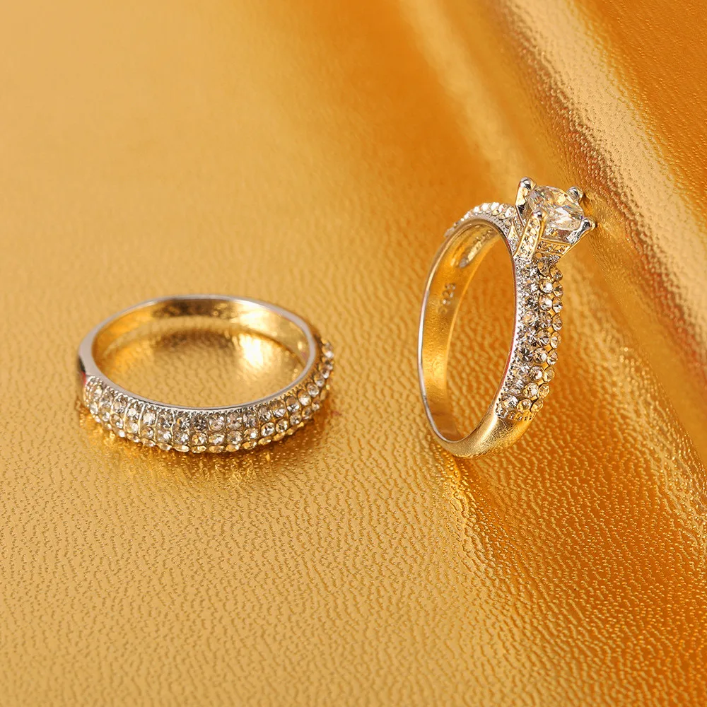 

Fashion Full Band Lab Diamonds Engagement Bridal Ring For Women Refined Craftsmanship Zircon Wedding Iconic Dating Rings Jewelry