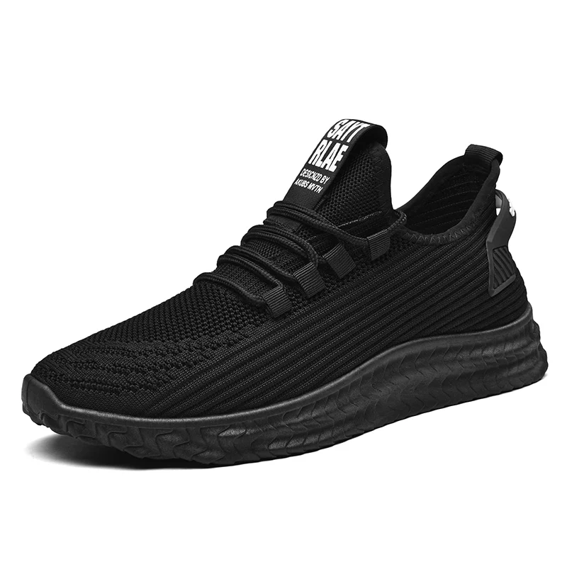 VESONAL, дышащие весенне-летние новые кроссовки Flyknit, мужская обувь, повседневная удобная мужская обувь, прогулочная обувь