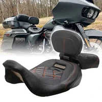 motorcycle driver passenger seat set fit for harley touring road king glide cvo 2009 2020