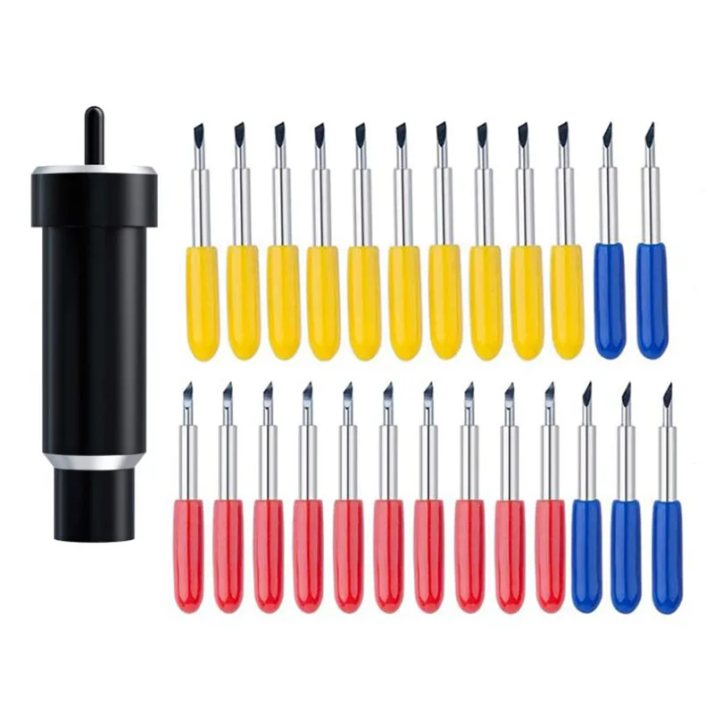 

Deep Cut Blades with Blade Pen Holder,30/45/60 Degree Deep Point Replacement Blades Kit,for Cricut Explore,Explore Air 2