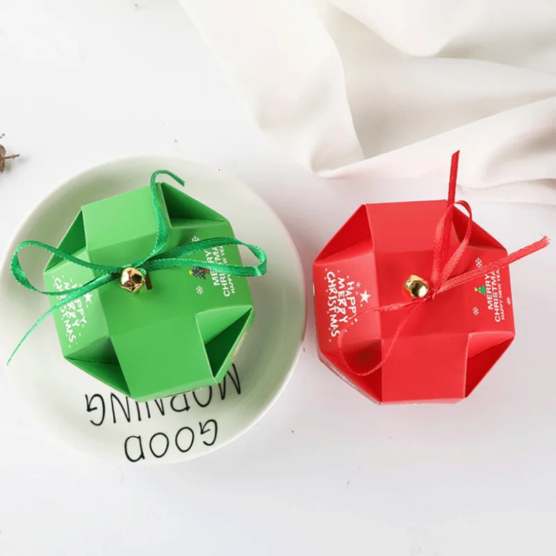 Лимит 100 10 шт креативная Веселая коробка с рождественскими конфетами бумажная