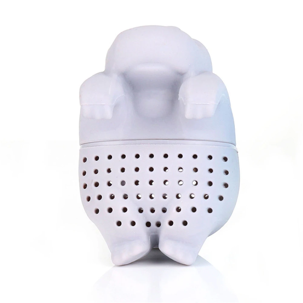 

Hippo Tea Infuser Silicone Leaf Strainer Herbal Spice Filter Diffuser
