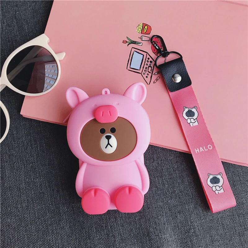 Модная Милая Мини Портативная сумка для наушников на молнии с sd-картой маленькая