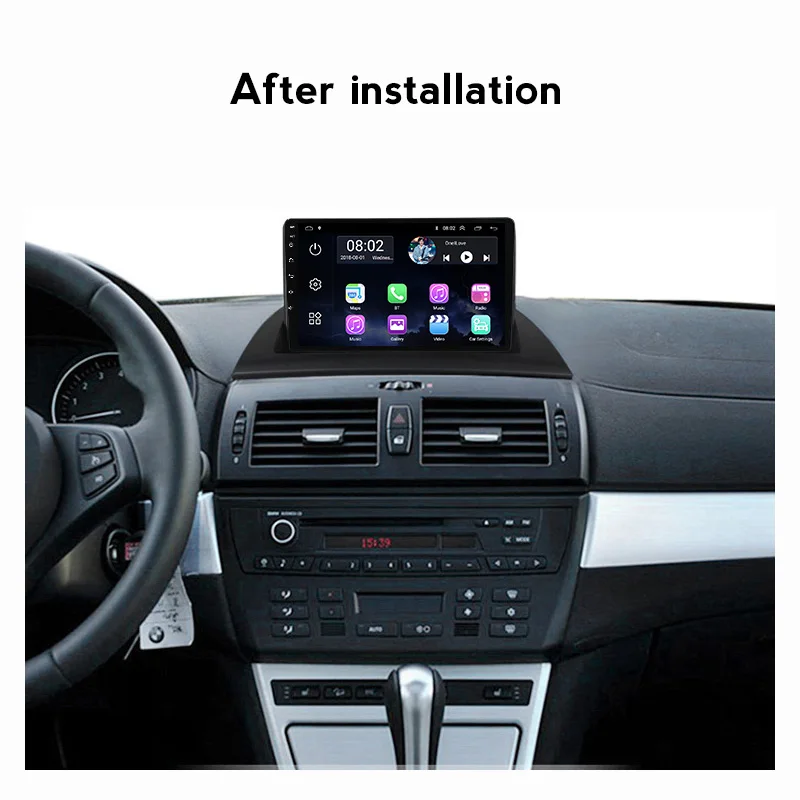 Автомагнитола на Android 2 ГБ + 32 для BMW X3 E83 2004 2012 мультимедийный видеоплеер навигация