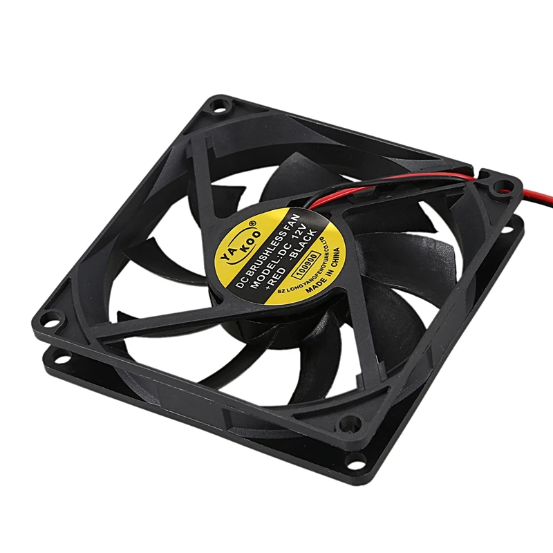 DC 12V 0.18A 2 контактный разъем ПК компьютер чехол Вентилятор охлаждения 80x80mm |