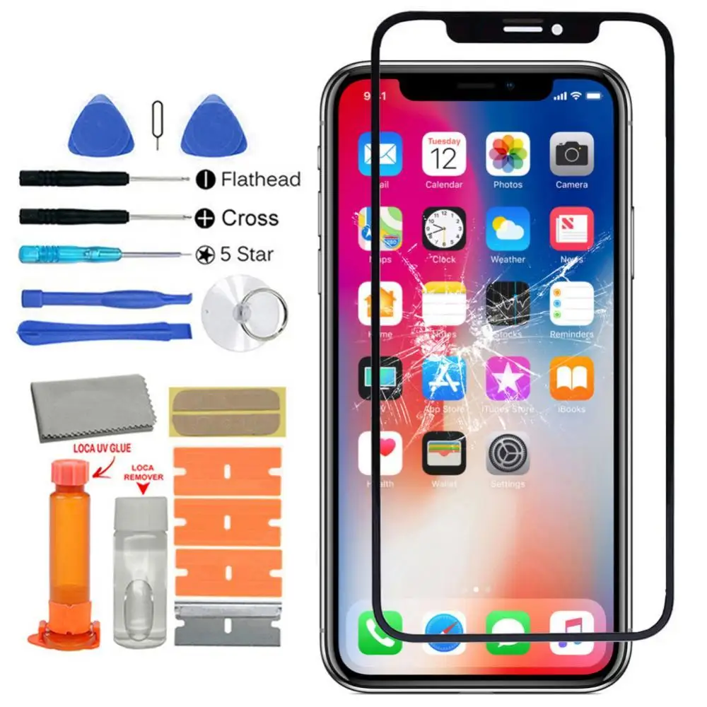 

Комплект для замены переднего сенсорного экрана для iPhone X/XR/XS MAX/11/11 PRO
