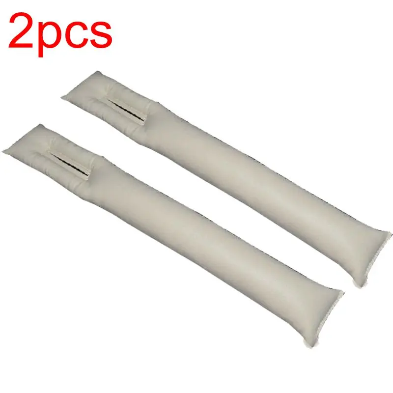 2pcs Gray Автомобильная подкладка для щели ПУ кожа наполнители кобура наполнитель пространства подкладка защитный чехол автоматический очиститель Чистая Зарядка для бардачка пробка - Название цвета: 2pcs Gray
