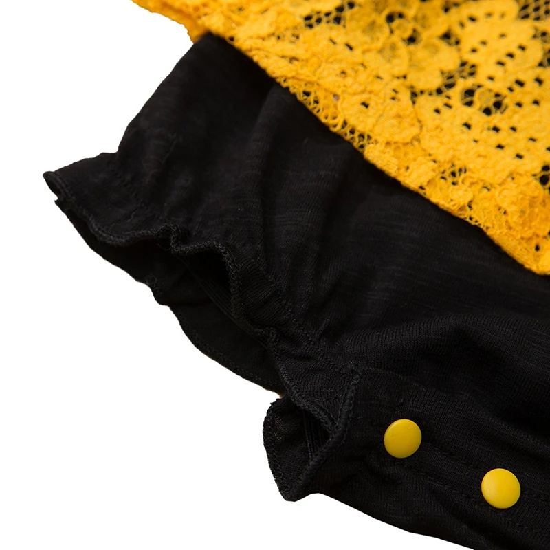 

Newborn Infant Bodysuits Baby Girls Lace Jumpsuit Toddler Girls Spring Summer Outfit